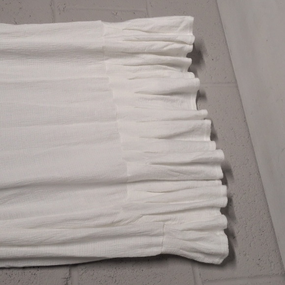 Free People Your Girl Button-Front Tunic Top Dress In Ivory Size XS, Bohemian - Picture 7 of 7